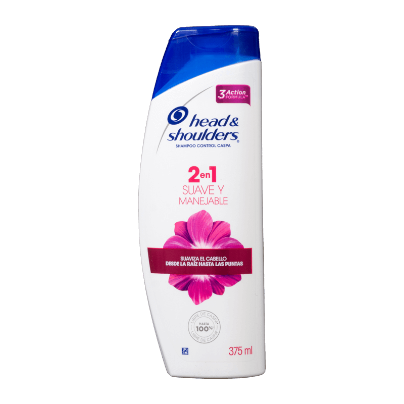 Head Shoulders Shampoo 2 En 1 Suave Manejable X 375Ml Pedidos Farmasol