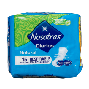 Nosotras Protec Diarios Respirable X 15U