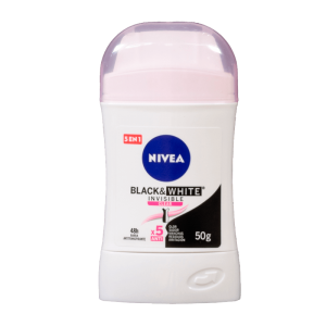 Nivea Desod Black White Invisible Mujer Barra X 50G
