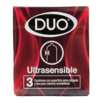 Sanamed Duo Preservativo Ultrasensible X 3U