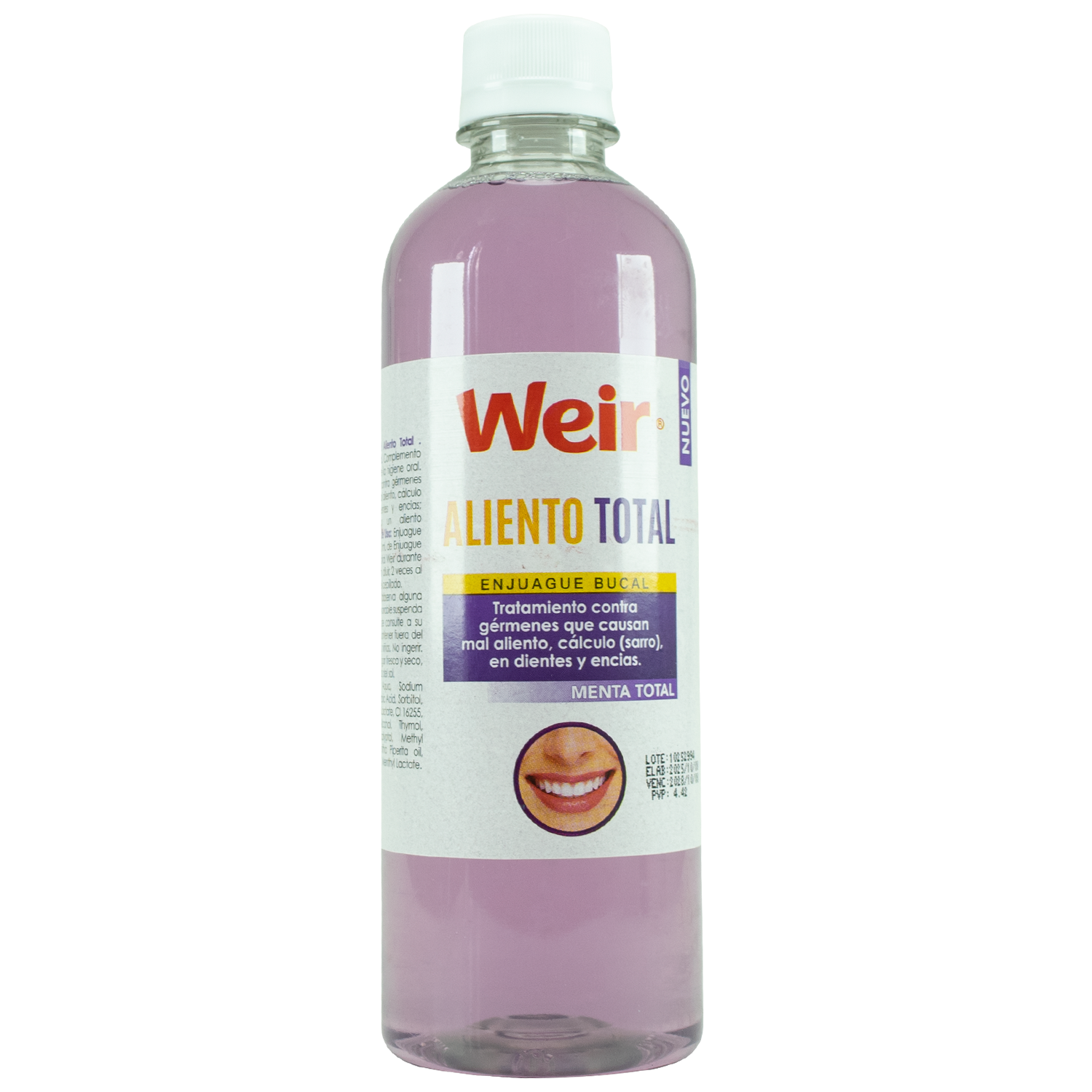 Weir Enjuague Bucal Cuidado Total X 500 Ml