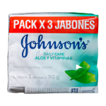 Johnson Jabon Aloe Vit E X 110Gr Pack