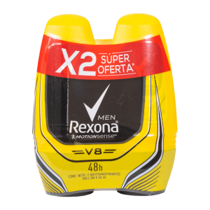 Rexona Desod V8 Men Roll-On X 50Ml X 2