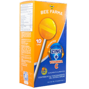 Bee Farma Chupete Vitamina C+Zinc X 10