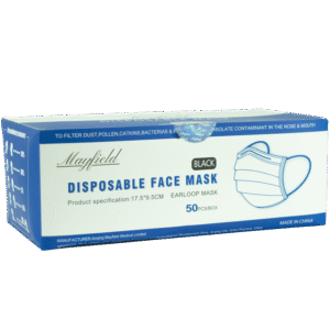 Mayfield Mascarilla Descartable X 50 Negra