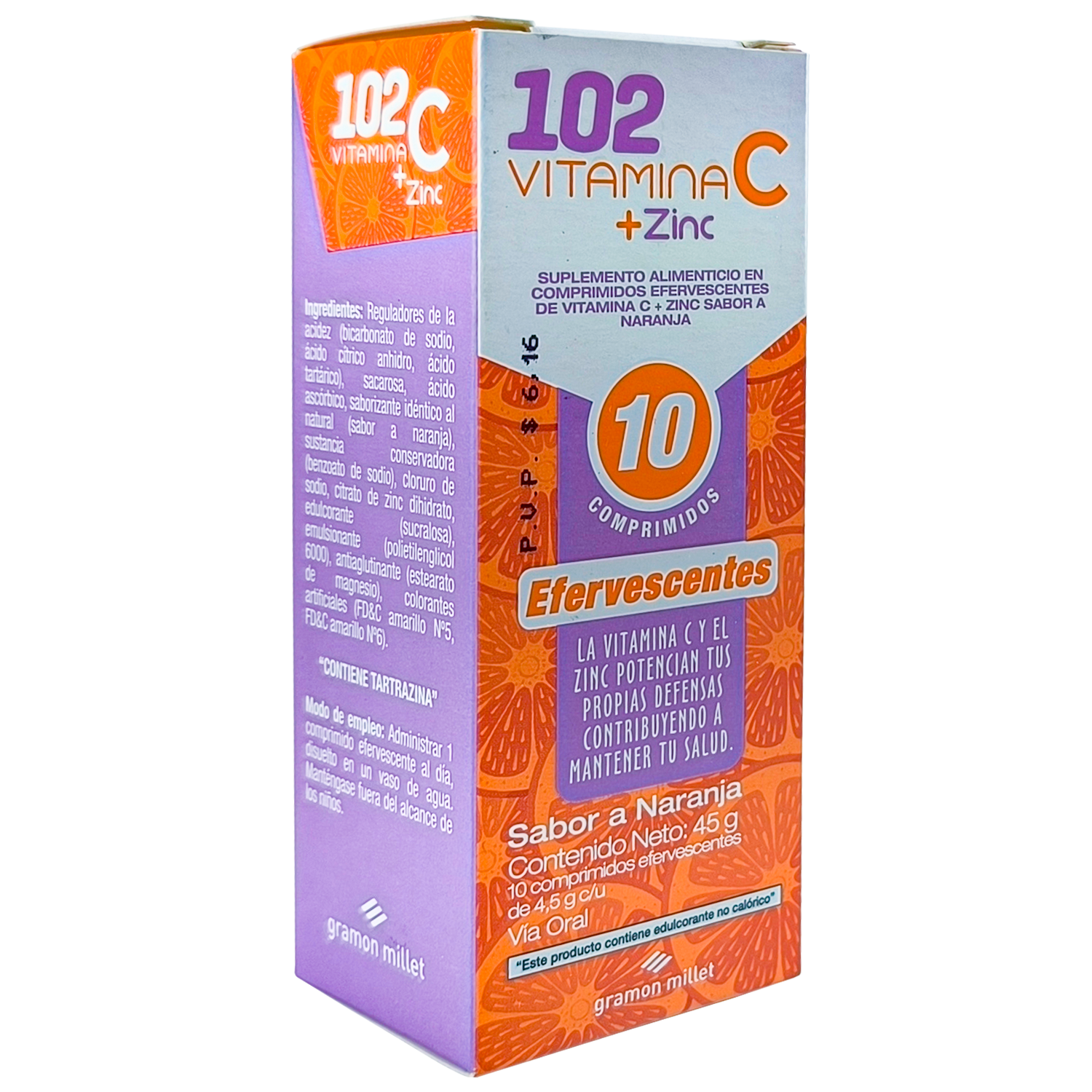 102Vitaminac Efervecente X 10U