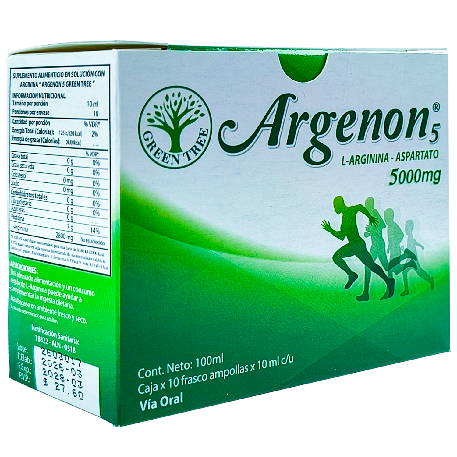 Argenon 10Ml Ampolla Bebible X 10