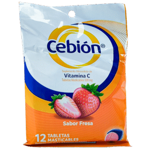 Cebion Fresa Tab Masticable X 12
