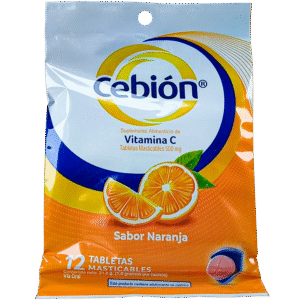 Cebion Naranja Tab Masticables  X 12
