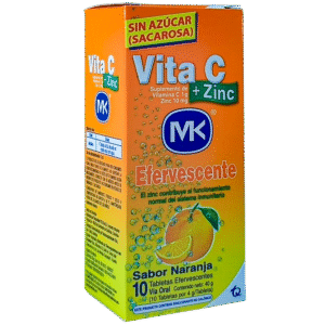 Mk Vita C+Zinc Naranja Tab Efervecente X 10