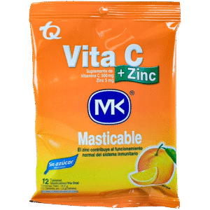 Mk Vita C+Zinc Naranja Tab Masticable X 12