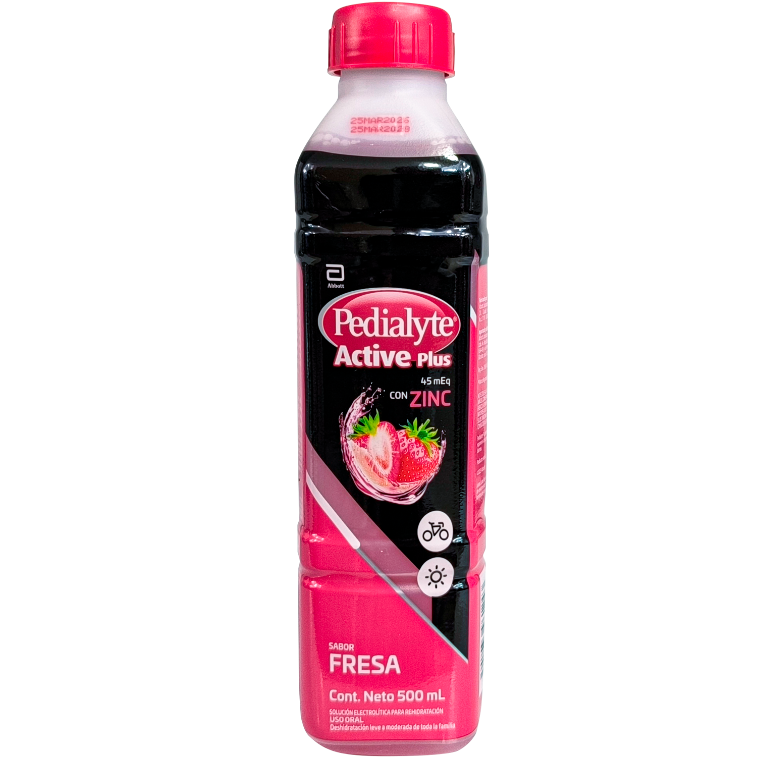 Pedialyte 45 Fresa Frasco X 500Ml