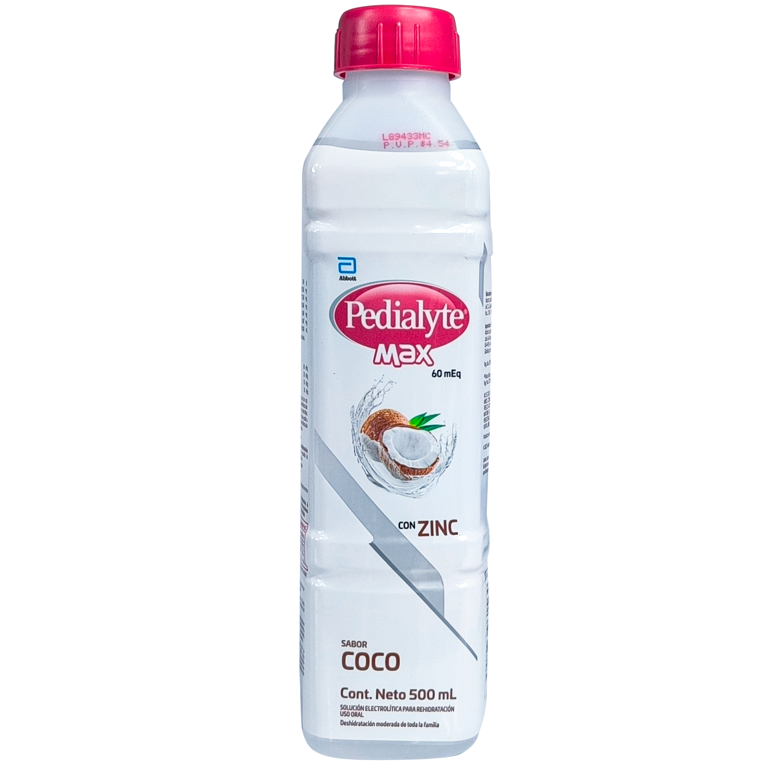 Pedialyte 60 Coco Frasco X 500 Ml
