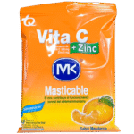 Mk Vita C+Zinc Mandarina Tab Masticable X 12