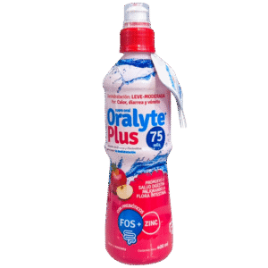 Oralyte Plus 75 Manzana Frasco X 400Ml