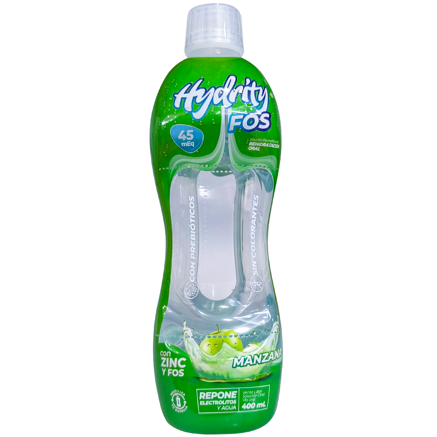 Hydrity Fos 45 Manzana Frasco X 400ml
